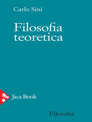 cover image of Filosofia teoretica